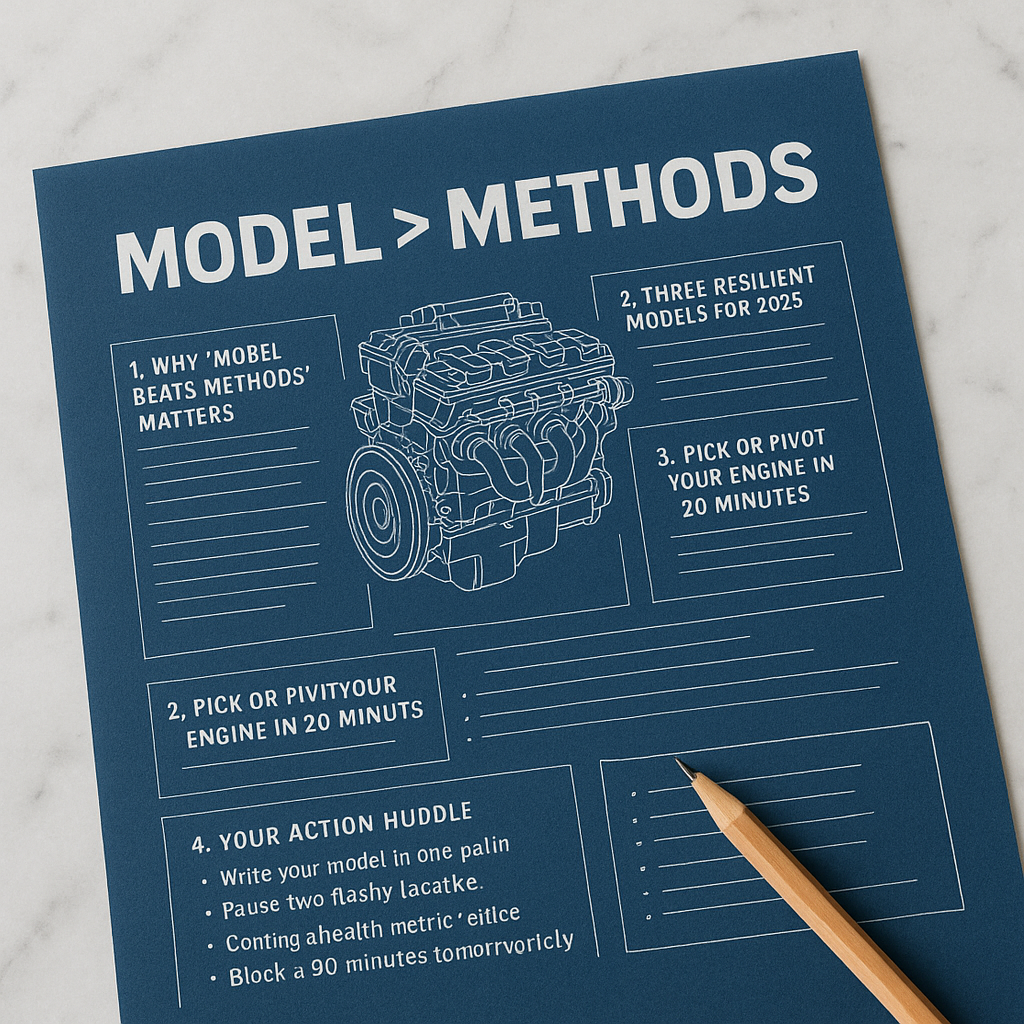 Model beats methods (how to upgrade your business model in minutes)